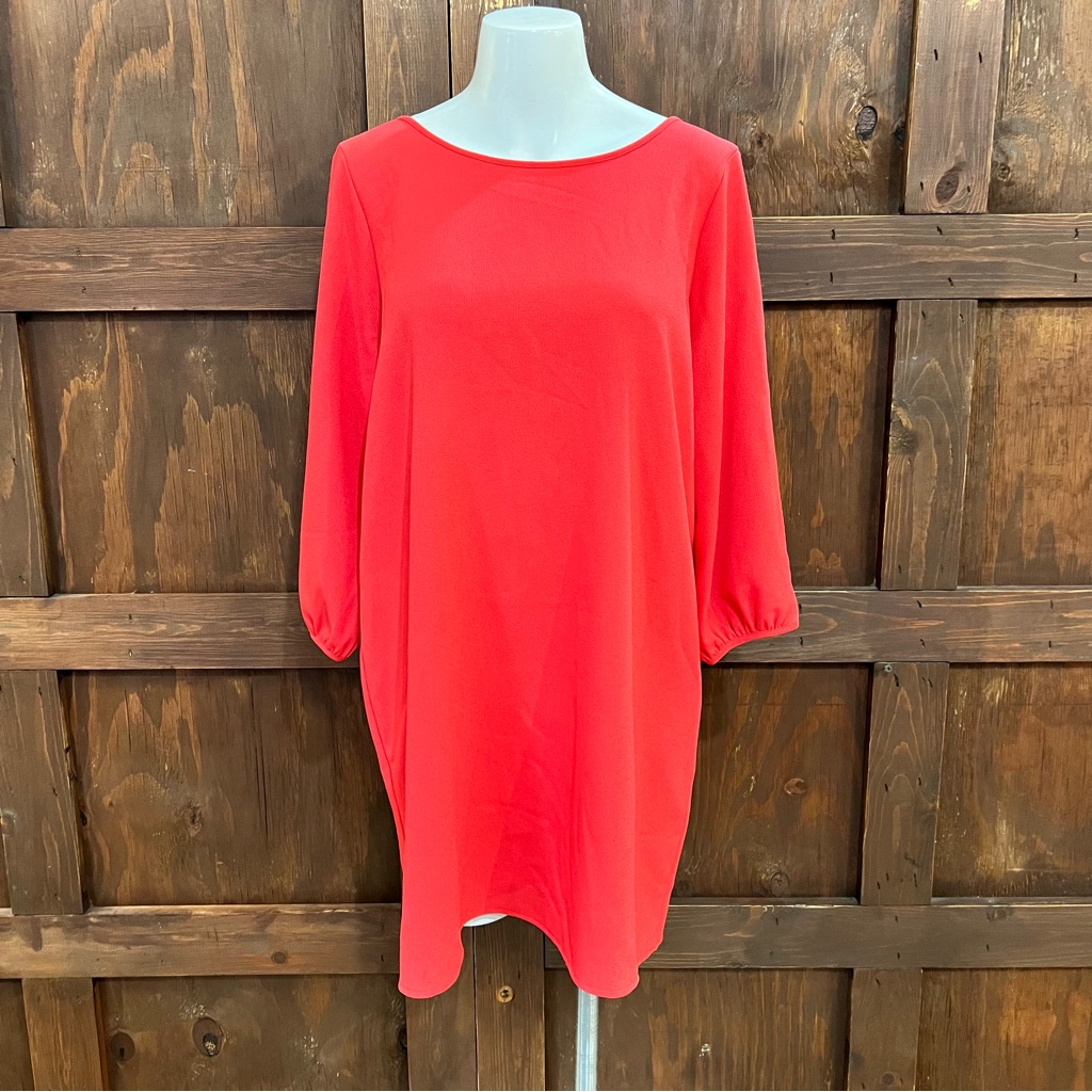 Pixi Vibrant Coral Dress